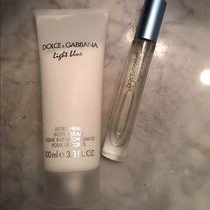 Dolce and Gabbana light and blue set
